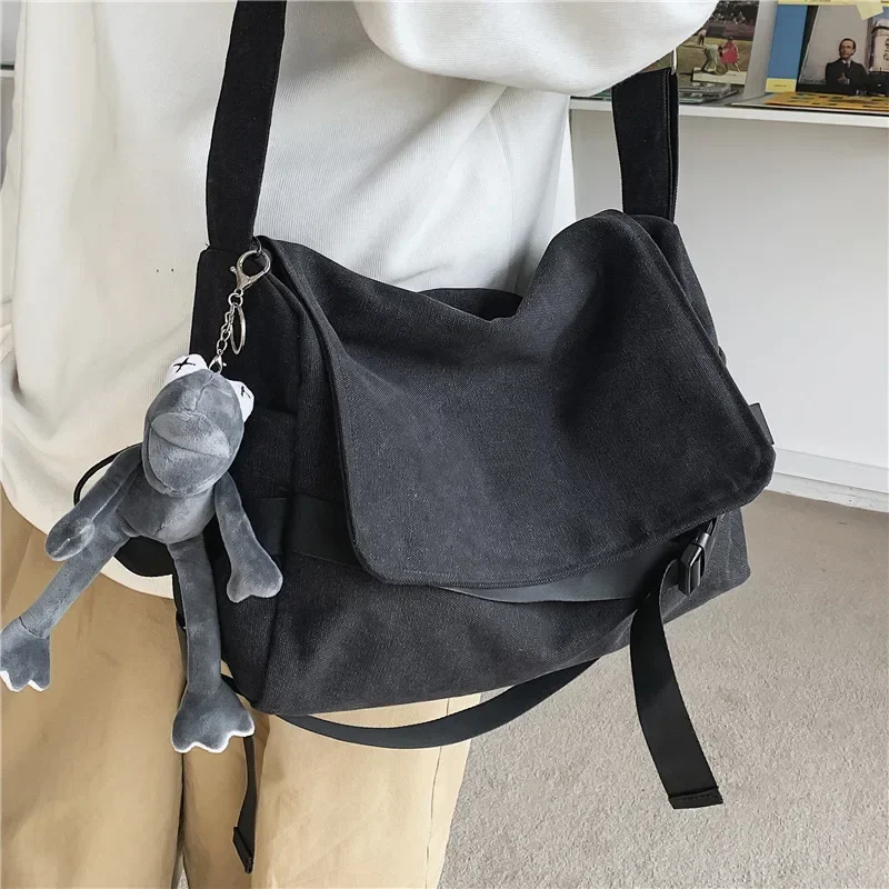 Solid Color Flip Cover Canvas  - đánh giá và giá Canvas Backpack Casual
