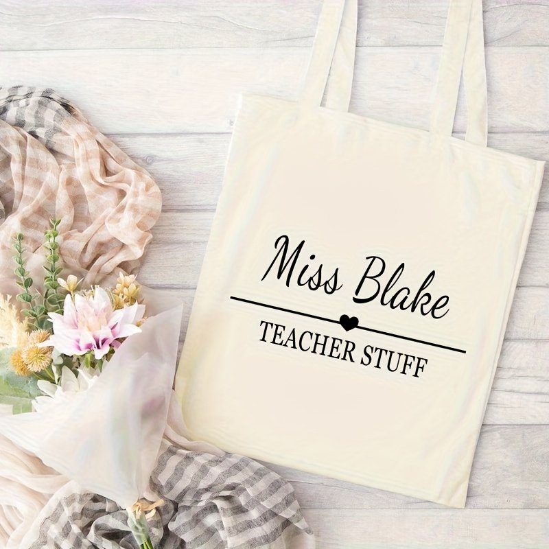 Personalized Teacher Tote Bag  - đánh giá và giá Canvas Backpack Casual